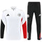 Survêtement d'entraînement demi-zip - Ajax 2025/2026 - Blanc/Noir/Rouge