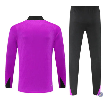 Survêtement d'entraînement demi-zip - Angleterre 2025/2026 - Violet/Noir