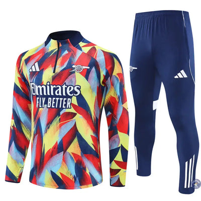 Survêtement d'entraînement demi-zip - Arsenal 2025/2026 - Bleu Marine/Multicolor