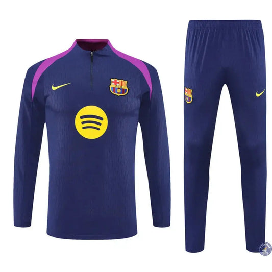 Survêtement d'entraînement demi-zip - Barcelone 2025/2026 - Bleu/Violet