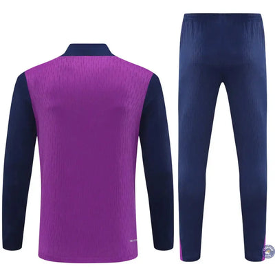 Survêtement d'entraînement demi-zip - Barcelone 2025/2026 - Violet/Bleu