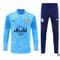 Survêtement d'entraînement demi-zip - Manchester City 2025/2026 - Bleu/Bleu Ciel