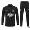 Survêtement d'entraînement demi-zip - Manchester City 2025/2026 - Noir/Blanc