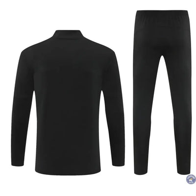 Survêtement d'entraînement demi-zip - Manchester City 2025/2026 - Noir/Blanc