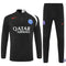 Survêtement d'entraînement demi-zip - PSG 2025/2026 - Noir/Blanc/Rouge