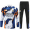 Survêtement d'entraînement demi-zip - Real Madrid 2025/2026 - Bleu/Blanc/Orange/Noir
