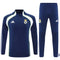 Survêtement d'entraînement demi-zip - Real Madrid 2025/2026 - Bleu Marine/Blanc/Jaune Fluo