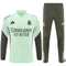 Survêtement d'entraînement demi-zip - Real Madrid 2025/2026 - Bleu Turquoise/Kaki