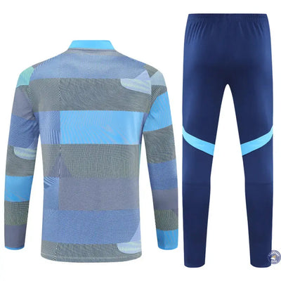 Survêtement d'entraînement demi-zip - Real Madrid 2025/2026 - Gris/Bleu/Bleu Marine