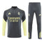 Survêtement d'entraînement demi-zip - Real Madrid 2025/2026 - Gris/Jaune Clair