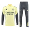 Survêtement d'entraînement demi-zip - Real Madrid 2025/2026 - Jaune Clair/Gris