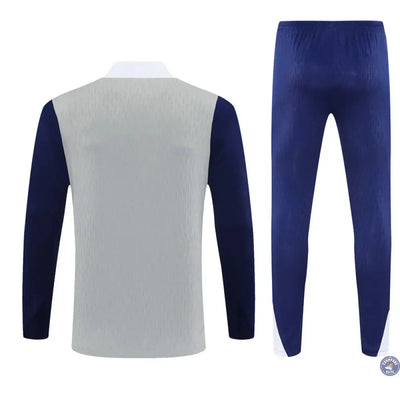 Survêtement d'entraînement demi-zip - Tottenham 2025/2026 - Gris/Bleu/Blanc
