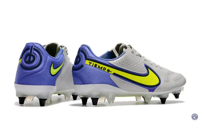 Tiempo Legend 9 Elite SG-PRO Recharge -Gris/Jaune Fluo/Bleu