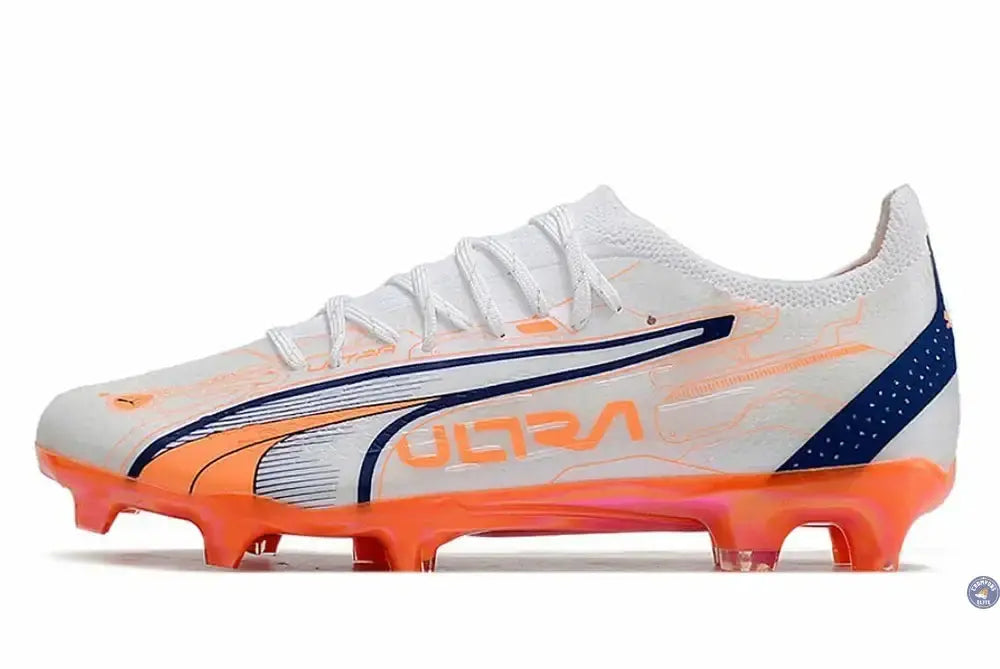 ULTRA ULTIMATE FG/AG ASTRONAUT - Blanc/Orange/Bleu