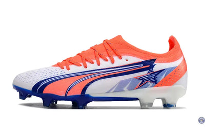 Ultra Ultimate FG Firm Ground - Blanc/Bleu/Orange