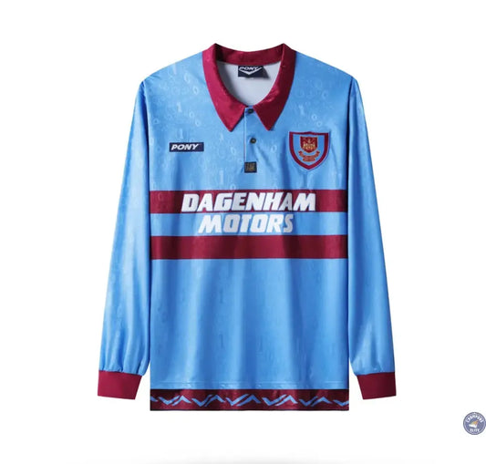 West Ham 1995/96 Extérieur à manches longues