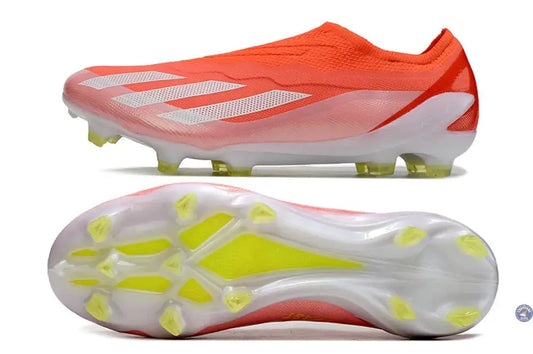 X Crazyfast Elite Laceless FG Energy Citrus - Rouge/Blanc/Jaune
