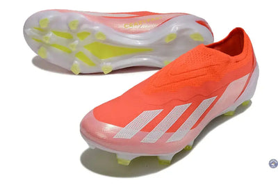 X Crazyfast Elite Laceless FG Energy Citrus - Rouge/Blanc/Jaune