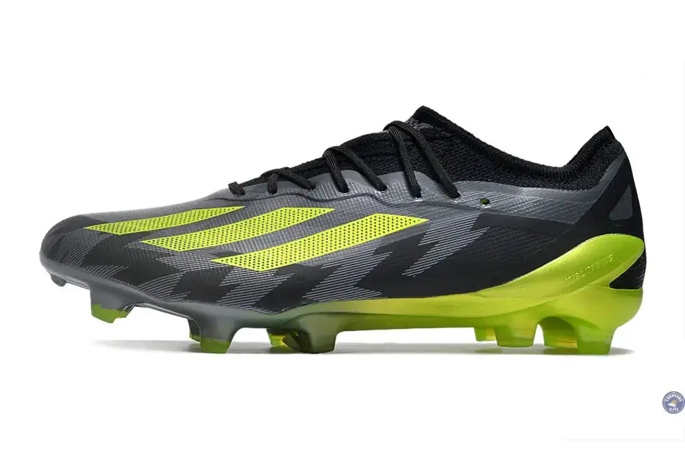 X Crazyfast FG Crazycharged - Noir/Jaune/Gris ÉDITION LIMITÉE
