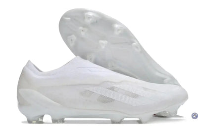 X Crazyfast Laceless FG Pearlized - Blanc