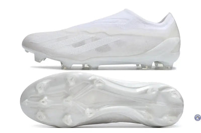 X Crazyfast Laceless FG Pearlized - Blanc