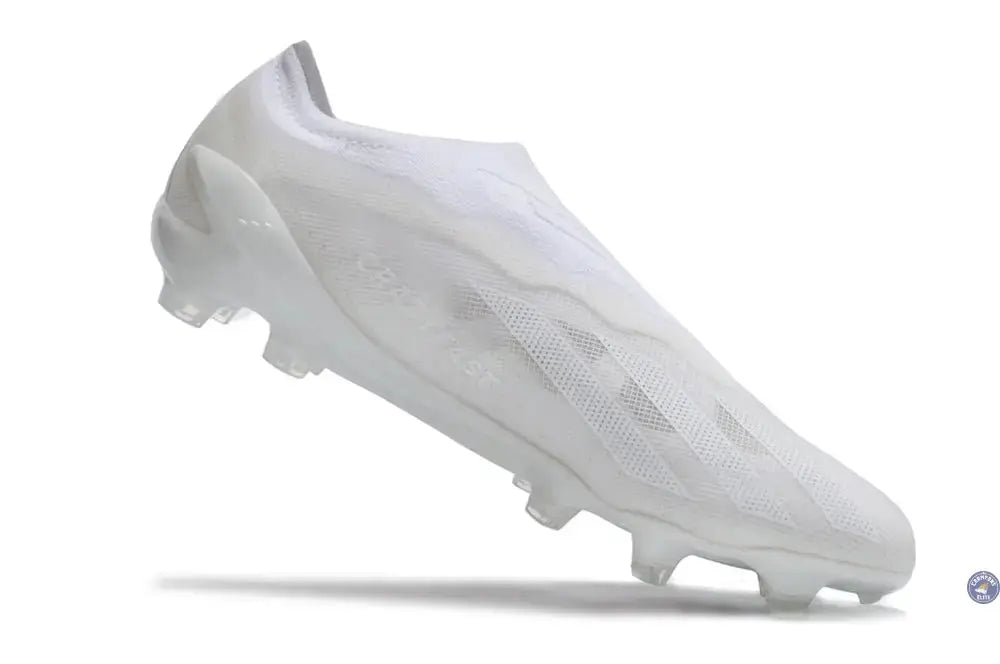 X Crazyfast Laceless FG Pearlized - Blanc