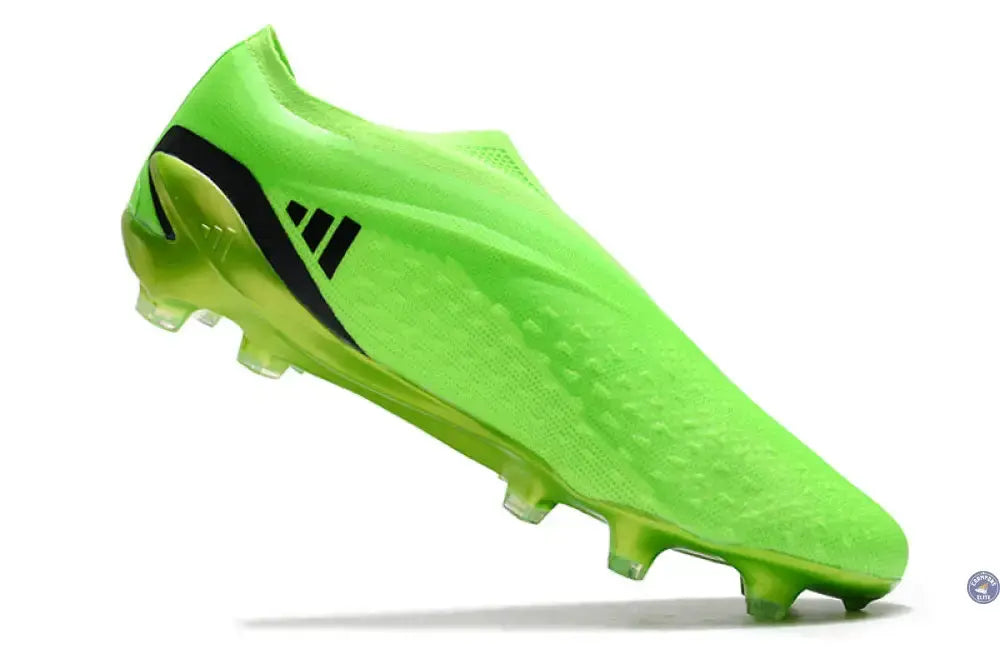 X Speedportal Elite Laceless FG Game Data - Vert/Noir/Jaune