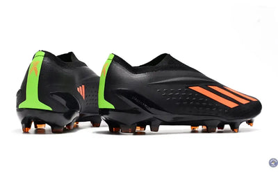X Speedportal Elite Laceless FG Noir/Orange