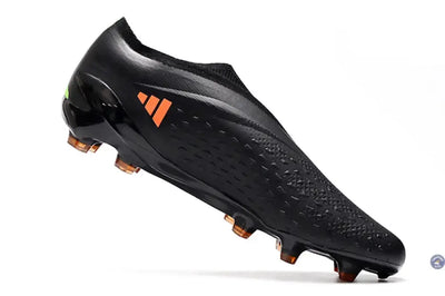 X Speedportal Elite Laceless FG Noir/Orange