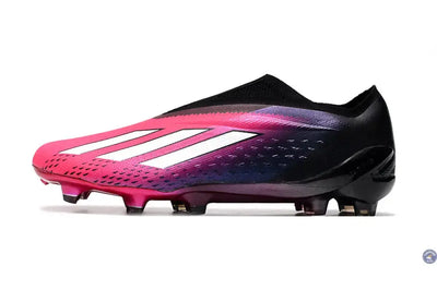 X Speedportal Elite Laceless FG Own Your Football - Rose/Argenté/Noir